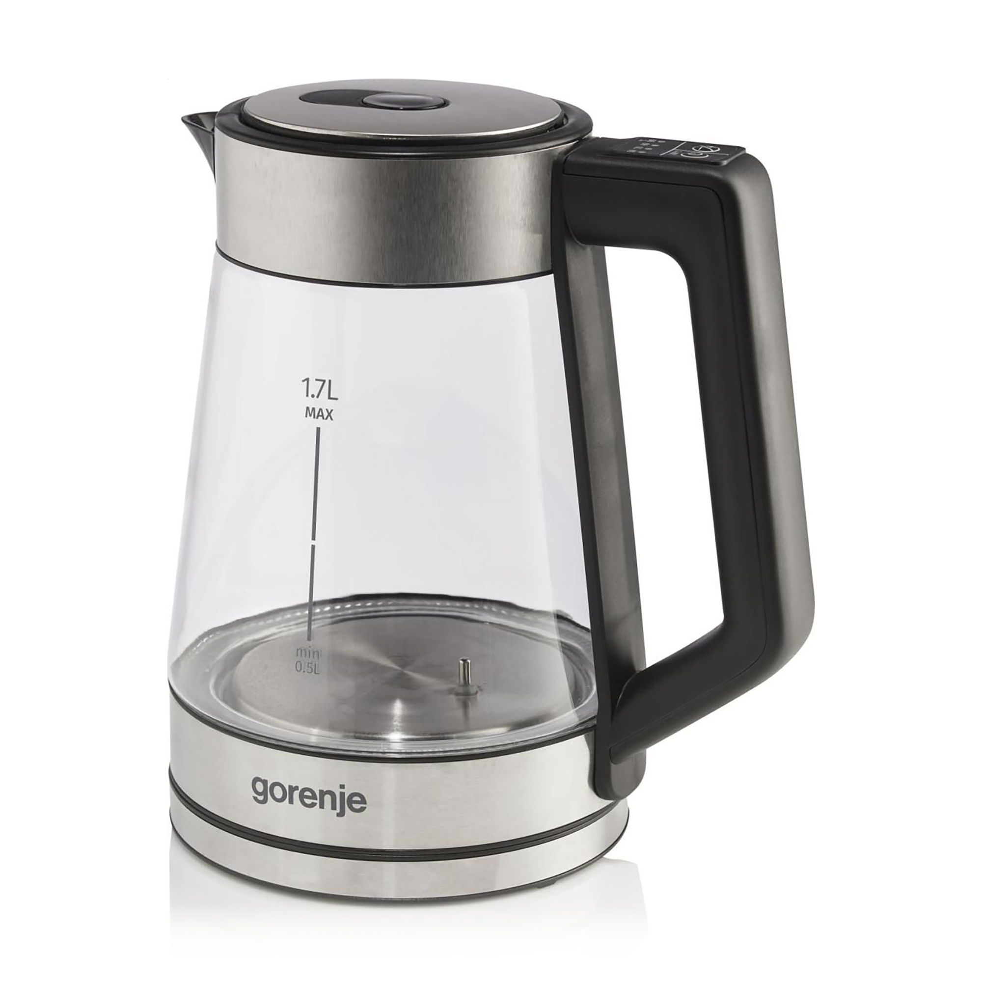 Електрочайник Gorenje чорний 1 7 л (K17TRG) купити на EVA UA